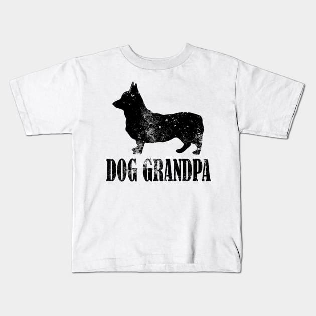 Corgi Dog Grandpa Kids T-Shirt by AstridLdenOs